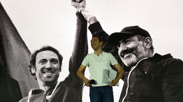 Айк Марутян на предвыборном митинге в административном районе Давташен (11 сентября 2018). Еревaн - Sputnik Армения