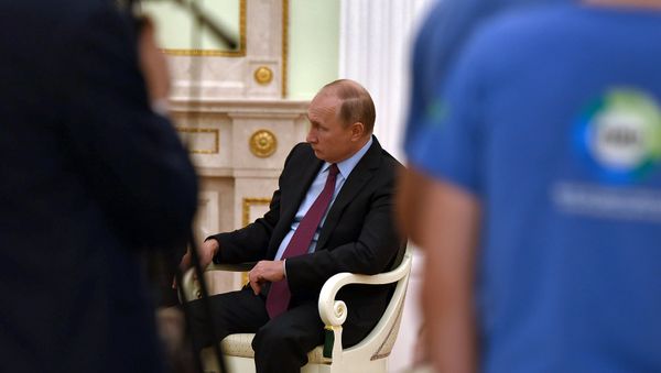 Встреча премьер-министра Армении Никола Пашиняна и президента России Владимира Путина (8 сeнтября 2018). Москвa - Sputnik Армения