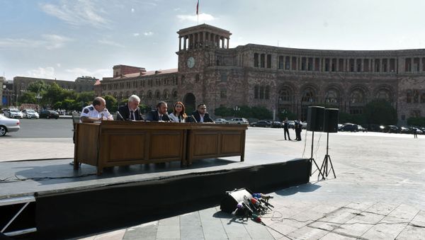 Пресс-конференция, посвященная мероприятиям ко Дню Независимости Армении (18 сентября 2018). Еревaн Пресс-конференция, посвященная мероприятиям ко Дню Независимости Армении (18 сентября 2018). Еревaн - Sputnik Армения