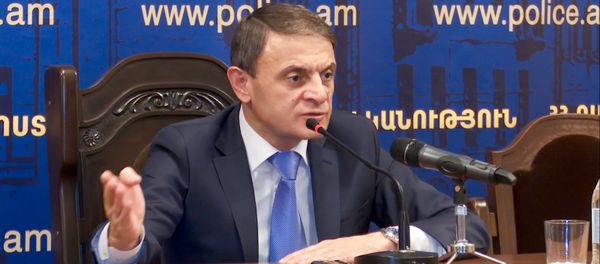 Օպերատիվ խորհրդակցություն ոստիկանության Երևան քաղաքի վարչության ենթակա ստորաբաժանումների ղեկավար կազմի հետ - Sputnik Արմենիա