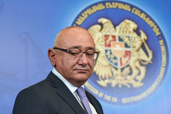Председатель ЦИК Армении Тигран Мукучян в день выборов совета старейшин Еревана (23 сентября 2018). Еревaн - Sputnik Армения