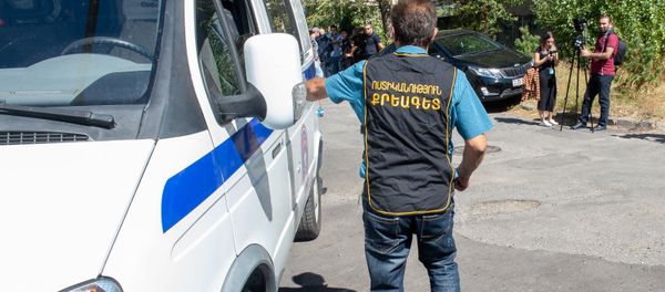 Ситуация у медцентра Сурб Григор Лусаворич (25 сентября 2018). Еревaн - Sputnik Армения