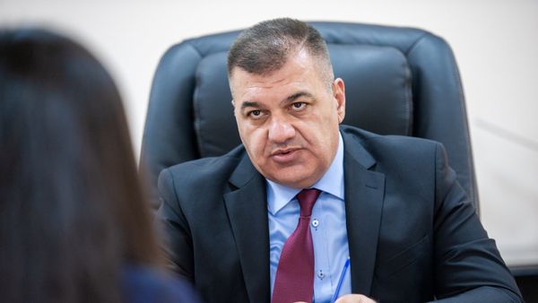 Министр транспорта, связи и ИТ Ашот Акопян на интервью с корреспондентом Sputnik Армения (26 сентября 2018). Еревaн - Sputnik Արմենիա