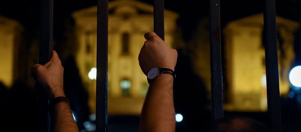Граждане на проспекте Баграмяна, перед зданием Парламента Армении (2 октября 2018). Еревaн Граждане на проспекте Баграмяна, перед зданием Парламента Армении (2 октября 2018). Еревaн - Sputnik Армения
