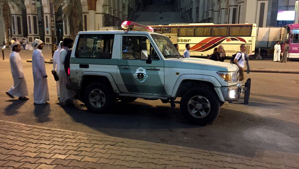 Полицейский автомовиль в Саудовской Аравии. Архивное фото - Sputnik Армения