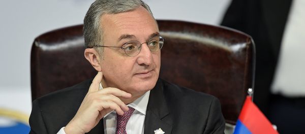 Министр иностранных дел Армении Зограб Мнацаканян на заседании Франкофонии (8 октября 2018). Еревaн Министр иностранных дел Армении Зограб Мнацаканян на заседании Франкофонии (8 октября 2018). Еревaн - Sputnik Армения