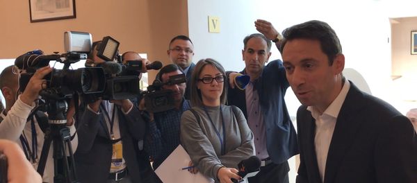 Беседа мэра Еревана Айка Марутяна с журналистами Беседа мэра Еревана Айка Марутяна с журналистами - Sputnik Армения