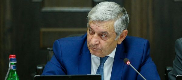 Министр чрезвычайных ситуаций Феликс Цолакян на заседании правительства (10 октября 2018). Еревaн - Sputnik Արմենիա