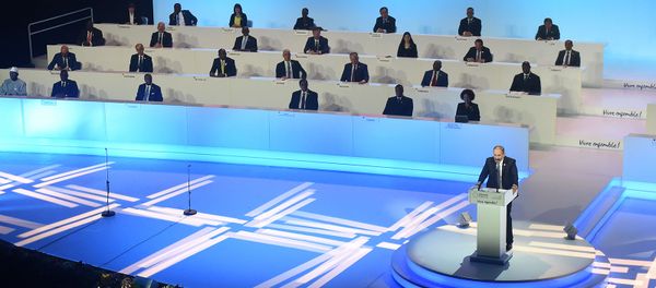 Речь премьер-министра Никола Пашиняна на XVII саммите глав государств и правительств стран участниц Франкофонии (11 октября 2018). Еревaн - Sputnik Արմենիա