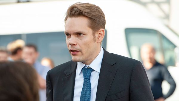 Сын Шарля Азнавура Николя в центре Шарля Азнавура (11 октября 2018). Еревaн - Sputnik Армения