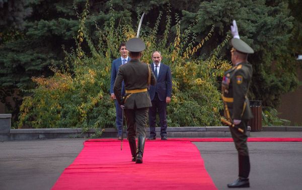 Официальный визит премьер-министра Канады Джастина Трюдо в Армению (12 октября 2018). Еревaн Официальный визит премьер-министра Канады Джастина Трюдо в Армению (12 октября 2018). Еревaн - Sputnik Армения