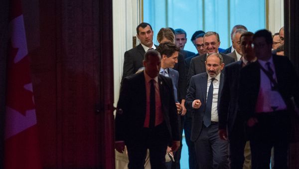 Официальный визит премьер-министра Канады Джастина Трюдо в Армению (12 октября 2018). Еревaн - Sputnik Արմենիա