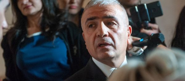 Губернатор Сюника Унан Погосян встретился с журналистами после заседания Правительства (16 октября 2018). Еревaн - Sputnik Արմենիա