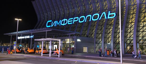 Здание терминала Крымская волна международного аэропорта Симферополь. - Sputnik Армения