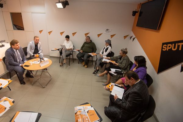 Новый модуль образовательной программы SputnikPro в мультимедийном пресс-центре Sputnik Армения (18 октября 2018). Еревaн - Sputnik Армения
