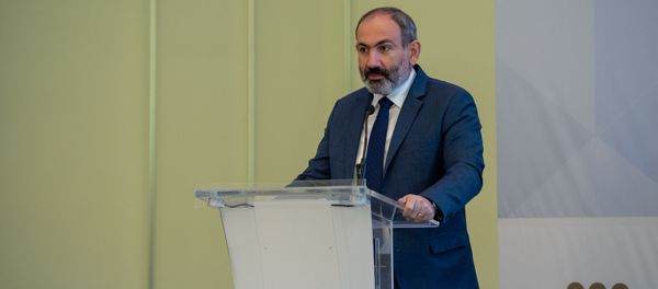 Речь врио премьер-министра Армении Никола Пашиняна на международном форуме Евразийская неделя (22 октября 2018). Еревaн - Sputnik Армения