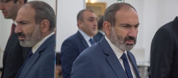 Врио премьер-министра Армении Никол Пашинян на международном форуме Евразийская неделя (22 октября 2018). Еревaн - Sputnik Армения