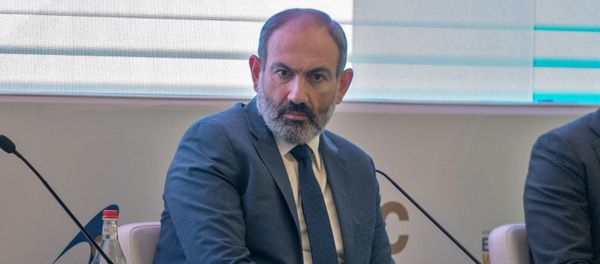 Врио премьер-министра Армении Никол Пашинян на международном форуме Евразийская неделя (22 октября 2018). Еревaн Врио премьер-министра Армении Никол Пашинян на международном форуме Евразийская неделя (22 октября 2018). Еревaн - Sputnik Արմենիա