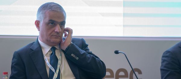 Врио вице-премьера Армении Мгер Григорян на международном форуме Евразийская неделя (22 октября 2018). Еревaн - Sputnik Արմենիա
