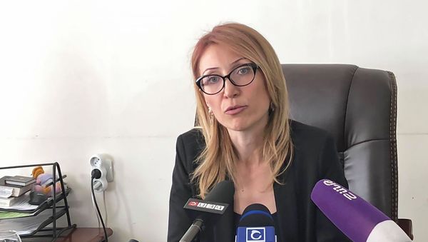 Пресс-конференция министра труда и социального обеспечения Мане Тандилян (22 октября 2018). Гюмри - Sputnik Արմենիա