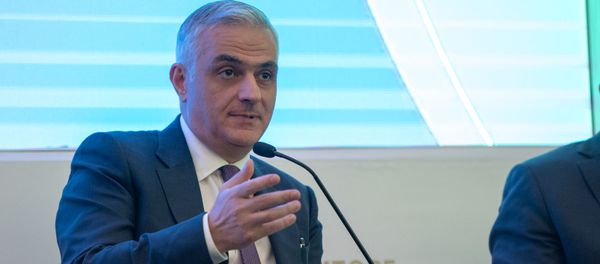 Врио вице-премьера Армении Мгер Григорян на международном форуме Евразийская неделя (23 октября 2018). Еревaн - Sputnik Արմենիա