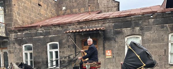 Съемки нового развлекательного шоу телеканала Пятница в Гюмри - Sputnik Արմենիա