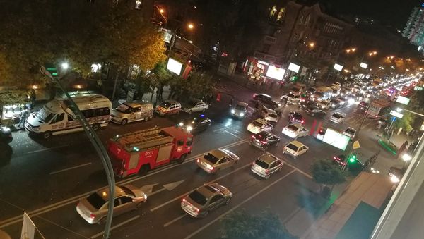 ДТП с участием мотоцикла на перескрестке улиц Амиряна и Закяна (23 октября 2018). Еревaн ДТП с участием мотоцикла на перескрестке улиц Амиряна и Закяна (23 октября 2018). Еревaн - Sputnik Արմենիա