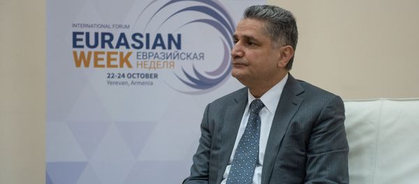 Эксклюзивное интервью председателя Коллегии ЕЭК Тиграна Саркисяна агенству Sputnik Армения (23 октября 2018). Еревaн Эксклюзивное интервью председателя Коллегии ЕЭК Тиграна Саркисяна агенству Sputnik Армения (23 октября 2018). Еревaн - Sputnik Армения