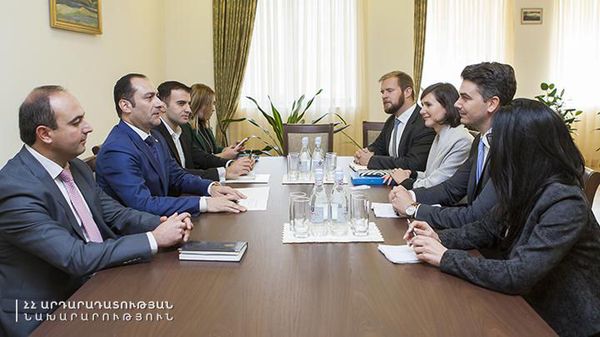ՀՀ արդարադատության նախարարի պաշտոնակատար Արտակ Զեյնալյանն այսօր ընդունել է ԵԱՀԿ/ԺՀՄԻԳ կարիքների գնահատման առաքելության պատվիրակությանը - Sputnik Արմենիա