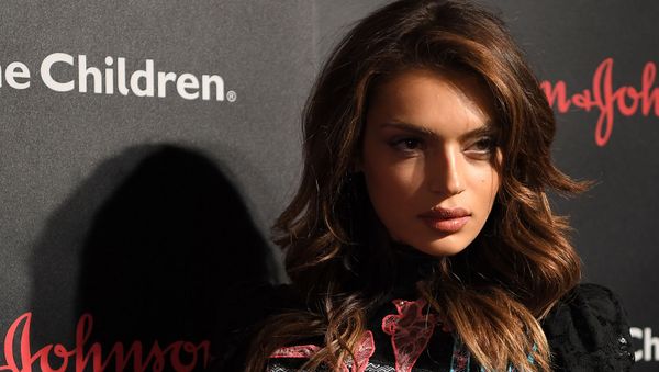 Модель Рубиной Дилан (Рубина Ханзадян) на Save The Children Illumination Gala в Плаза отеле (25 октября 2016).. Нью-Йорк - Sputnik Армения
