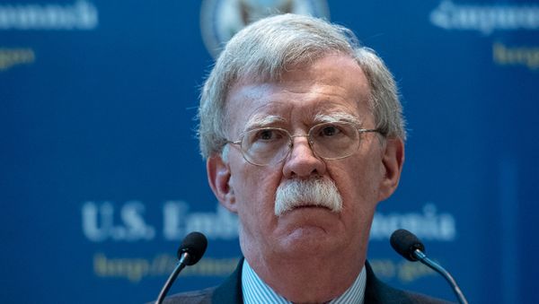 Пресс-конференция Джона Болтона в Посольстве США в Армении (25 октября 2018). Еревaн - Sputnik Արմենիա
