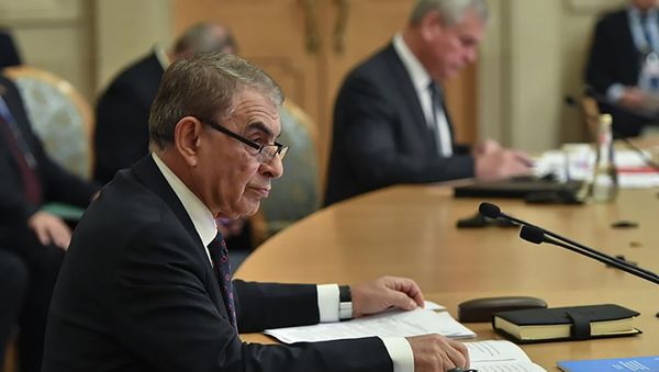 Председатель НС Армении Ара Баблоян на заседании совета ПА ОДКБ (30 октября 2018). Москва - Sputnik Армения