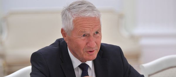 Президент РФ В. Путин встретился с генеральным секретарем Совета Европы Т. Ягландом Президент РФ В. Путин встретился с генеральным секретарем Совета Европы Т. Ягландом - Sputnik Армения
