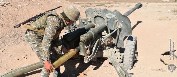 Учения армянских артиллеристов - Sputnik Армения