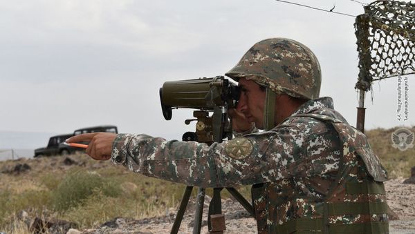 Учения армянских артиллеристов - Sputnik Արմենիա