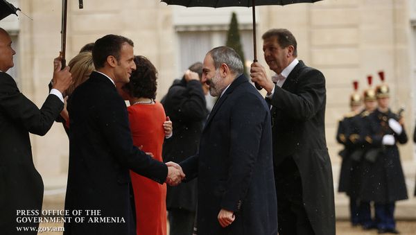 Никол Пашинян принял участие в церемонии, посвященной 100-летию прекращения огня в Первой мировой войне - Sputnik Արմենիա
