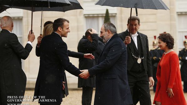 Никол Пашинян принял участие в церемонии, посвященной 100-летию прекращения огня в Первой мировой войне - Sputnik Армения