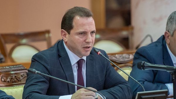 Пресс-конференция и.о. министра обороны Давида Тонояна (12 ноября 2018). Еревaн - Sputnik Армения