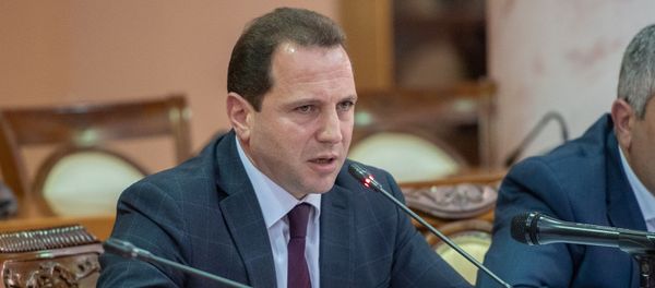 Пресс-конференция и.о. министра обороны Давида Тонояна (12 ноября 2018). Еревaн Пресс-конференция и.о. министра обороны Давида Тонояна (12 ноября 2018). Еревaн - Sputnik Армения
