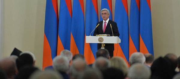 Президент Армении Серж Саргсян - Sputnik Армения