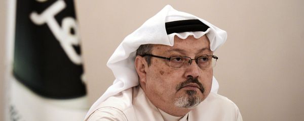Журналист и писатель из Саудовской Аравии Джамаль Хашукджи на пресс-конференции (15 декабря 2014). Манама - Sputnik Армения