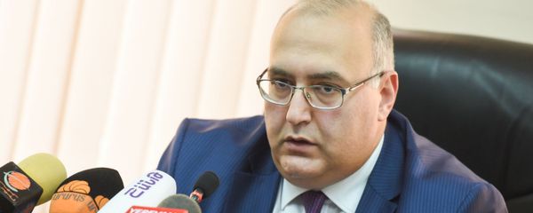 Пресс-конференция и.о. министра энергетических инфраструктур и природных ресурсов Гарегина Баграмяна (21 ноября 2018). Еревaн - Sputnik Արմենիա
