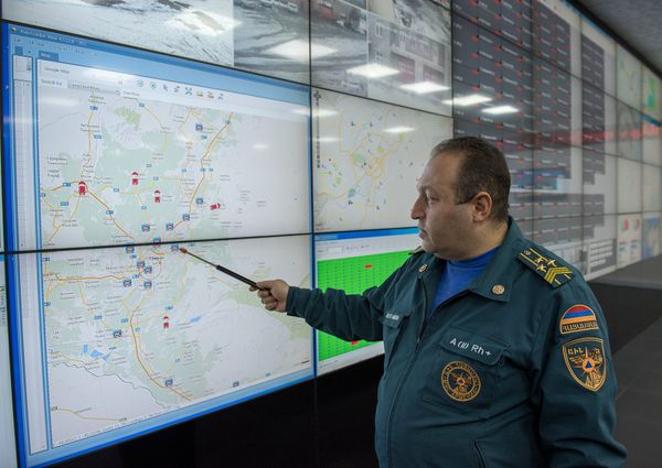 Руководитель Центра кризисного управления Оганес Хангелдян Руководитель Центра кризисного управления Оганес Хангелдян - Sputnik Армения