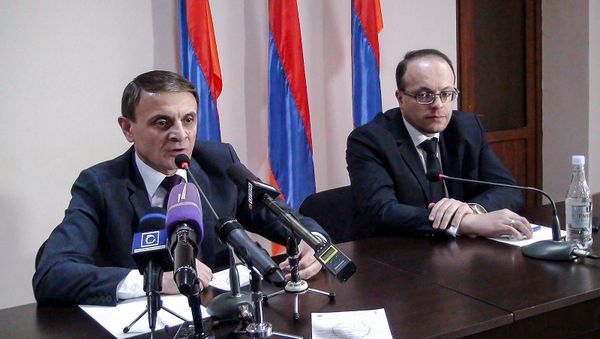 Начальник полиции Валерий Осипян встретился с сотрудниками правоохранительных органов Ширакской области (27 ноября 2018). Гюмри - Sputnik Արմենիա