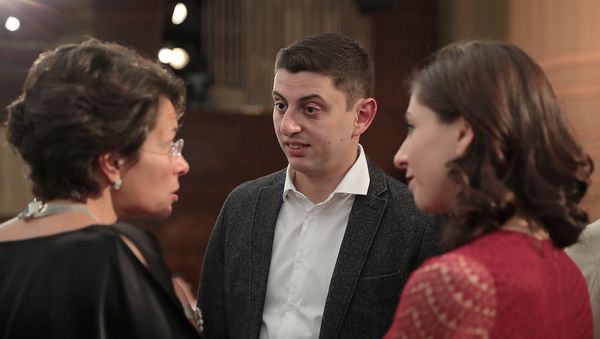 Нарек Ахназарян на церемонии Благодарности «Летопись Милосердия» в МХАТе имени Горького (28 ноября 2018). Москвa - Sputnik Արմենիա