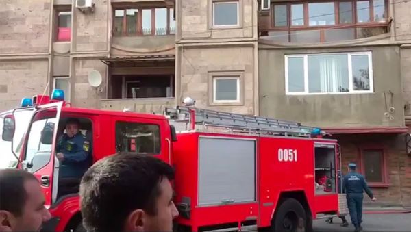 Пожар в Ереване - Sputnik Արմենիա