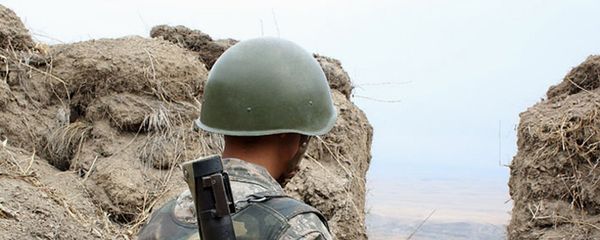 армия оборона Карабах граница военнослужащий НКР - Sputnik Армения