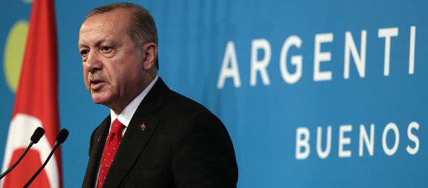 Президент Турции Реджеп Тайип Эрдоган на второй саммите лидера G20 (1 декабря 2018). Буэнос-Айрес Президент Турции Реджеп Тайип Эрдоган на второй саммите лидера G20 (1 декабря 2018). Буэнос-Айрес - Sputnik Армения
