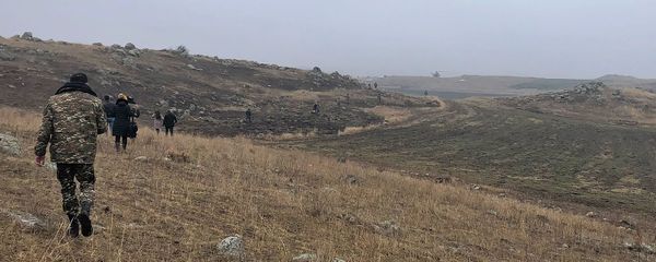Поисково-спасательные работы на месте авиакатастрофы СУ-25, Ширакская область Поисково-спасательные работы на месте авиакатастрофы СУ-25, Ширакская область - Sputnik Արմենիա