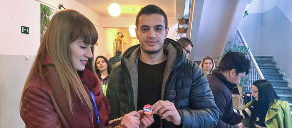 Первые выборы жителя Гюмри Жоры Гюнашяна (9 декабря 2018). Гюмри - Sputnik Армения